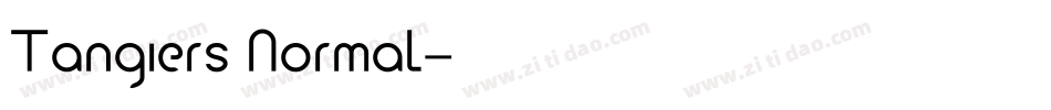 Tangiers Normal字体转换